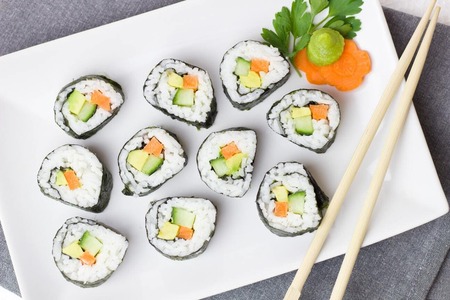 What type of sushi is cooked?
